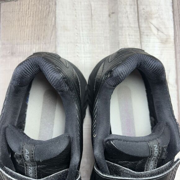 Brooks Addiction Walker V-Strap 2 Womens 7.5 Walking Shoes Sneakers Triple Black - Picture 9 of 12